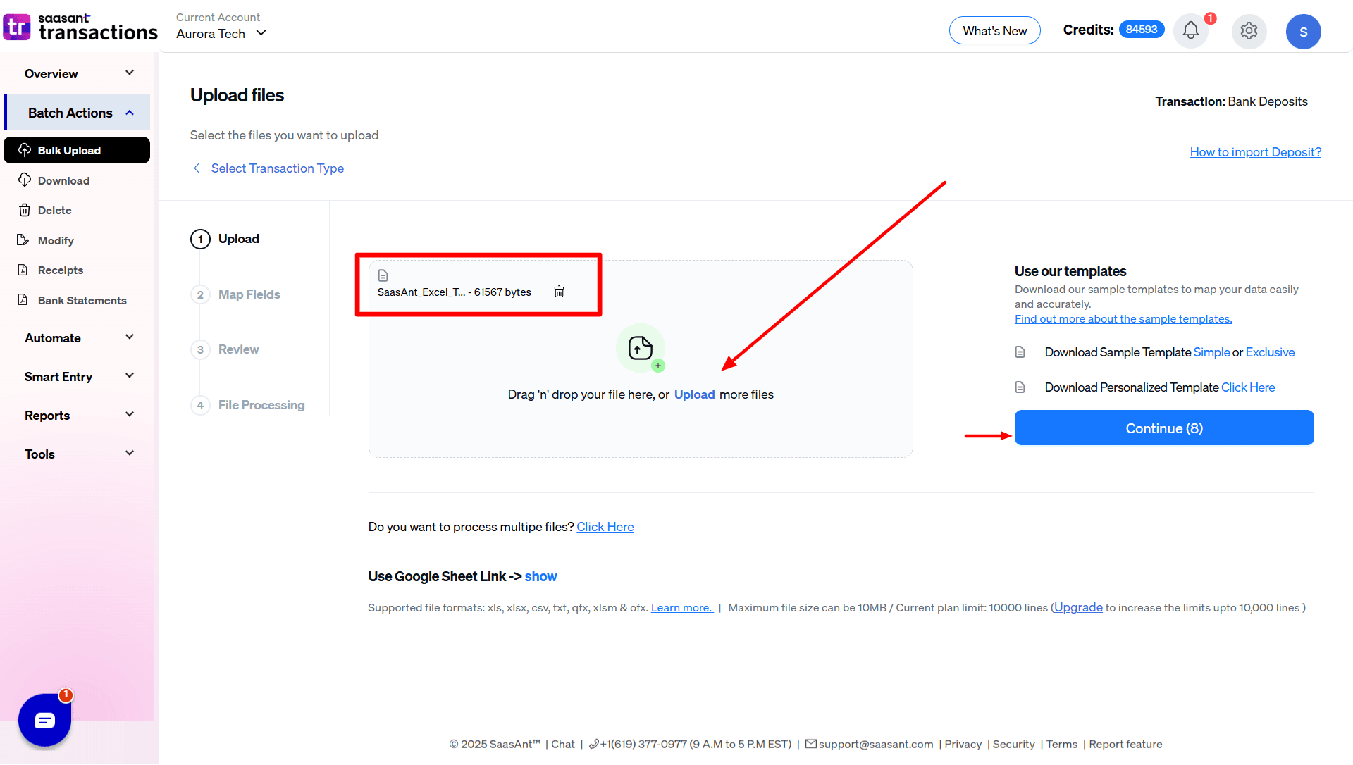 File deposits upload - SaasAnt Transactions Online.png