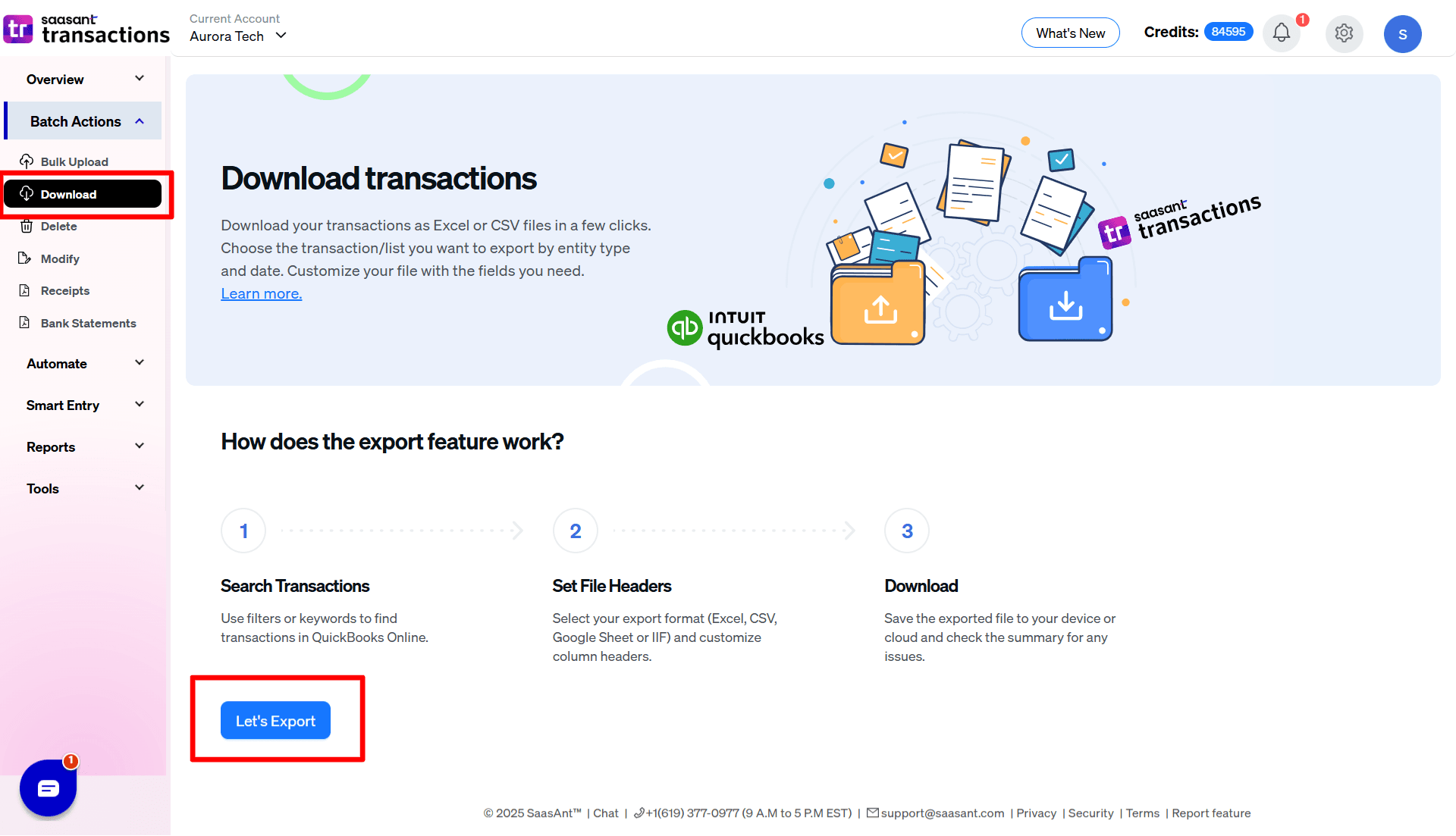 Export Invoices - SaasAnt Transactions Online.png