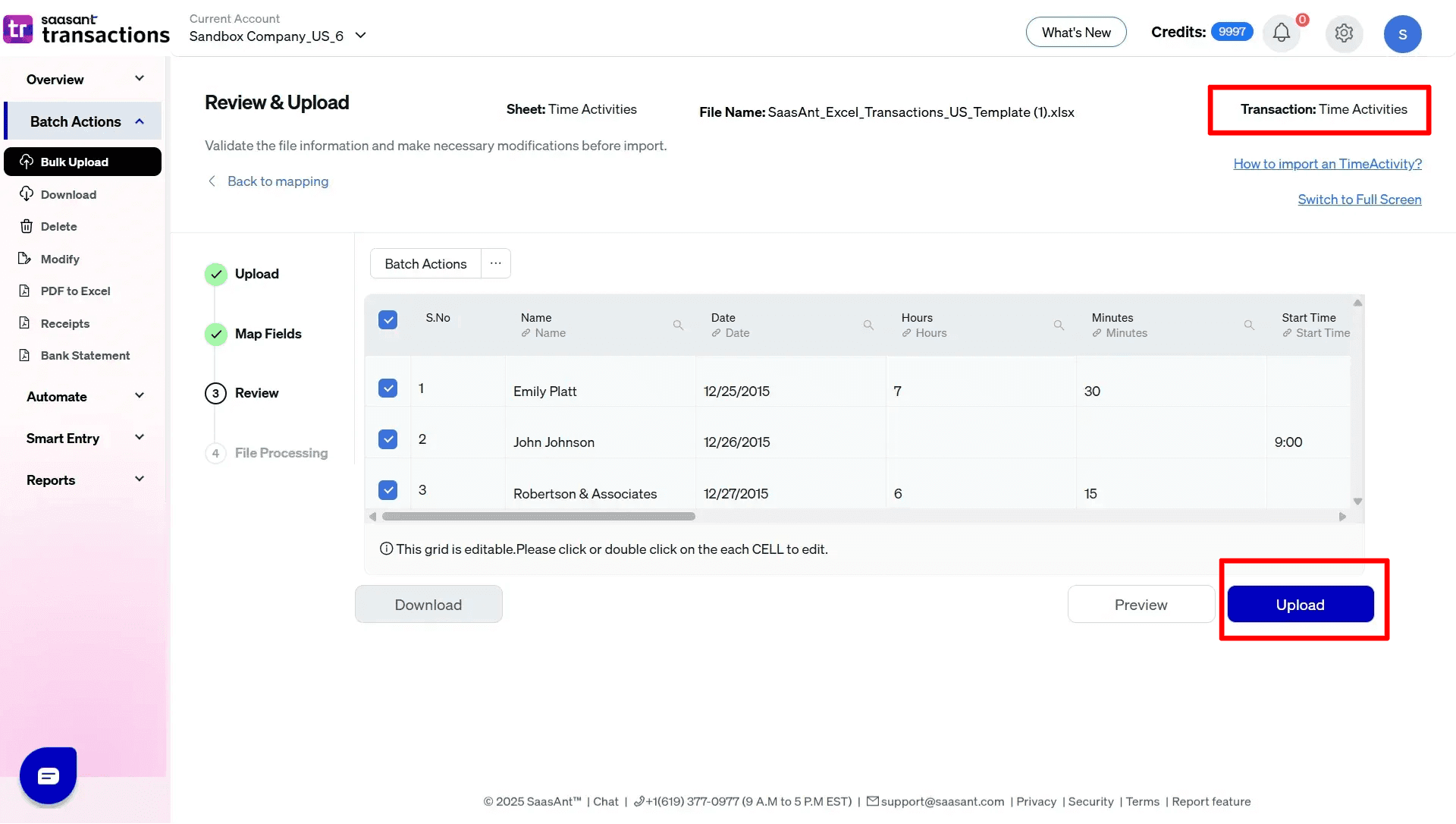 Upload Time Activities - SaasAnt Transactions Online.png