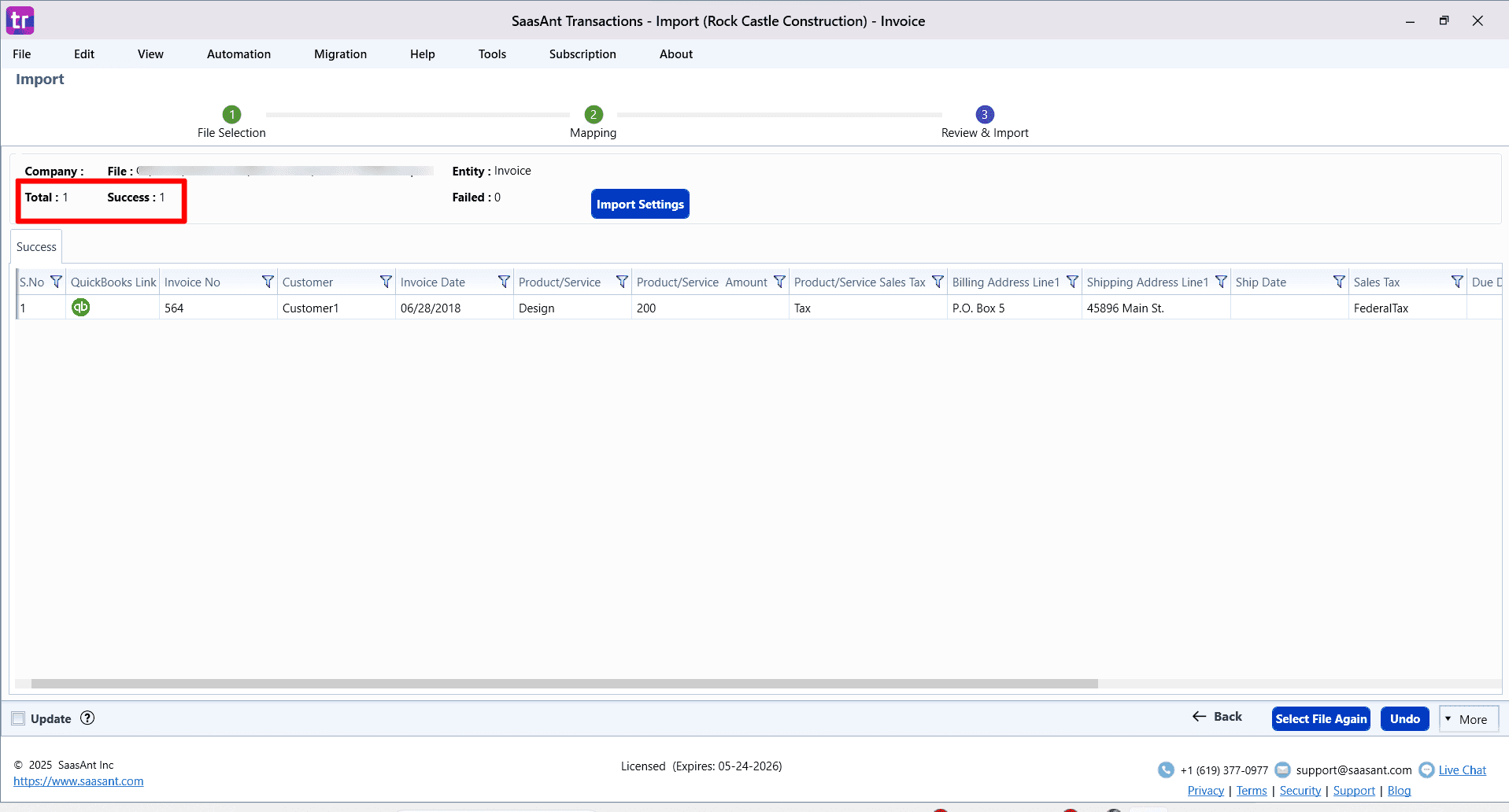 Success Import Estimates- SaasAnt Transactions Desktop.png