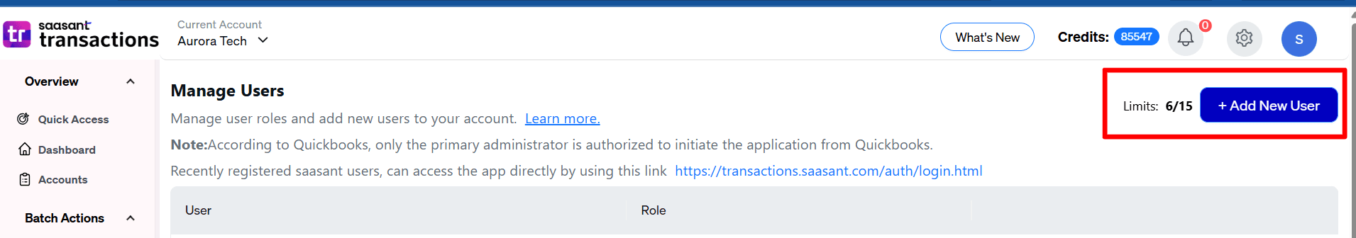 Add New User - SaasAnt Transactions Online.png