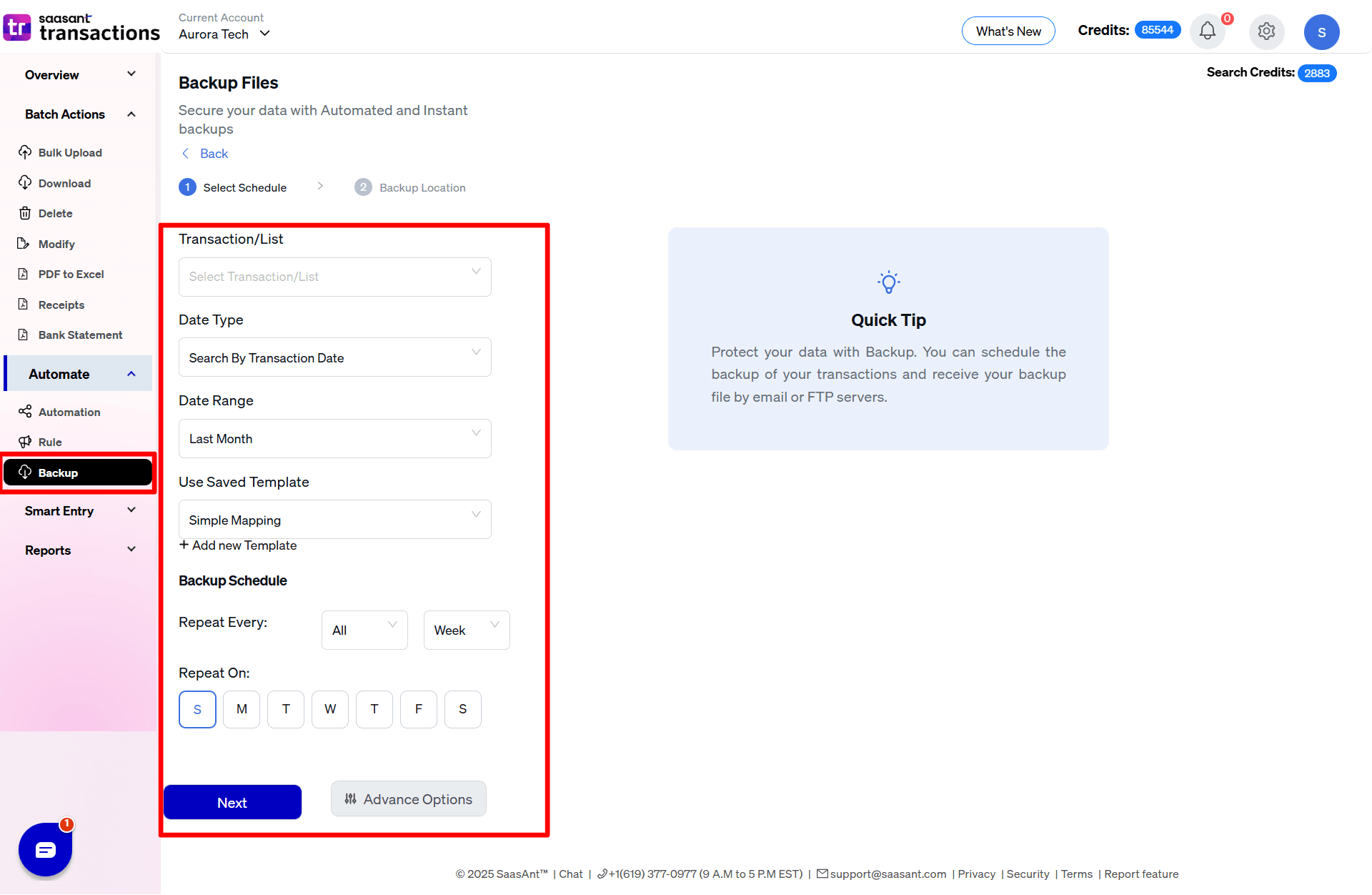 Backup New ui - SaasAnt Transactions Online.png