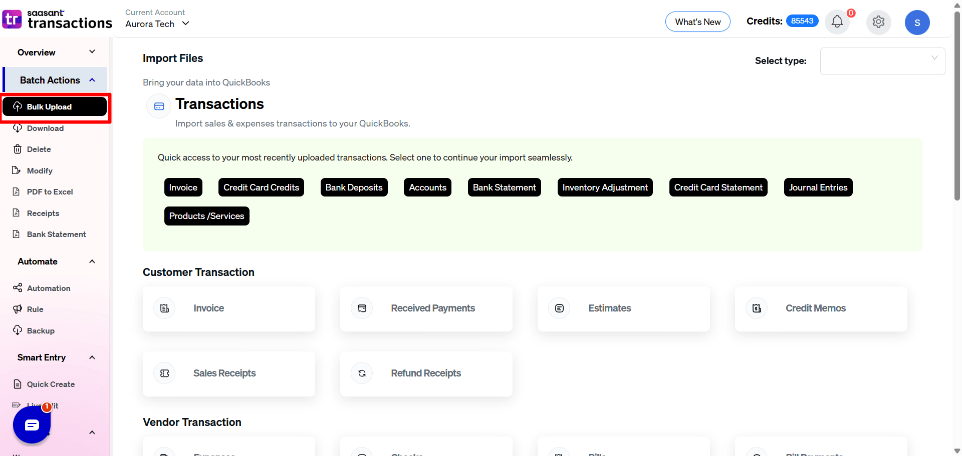 Bulk Upload - SaasAnt Transactions Online.png