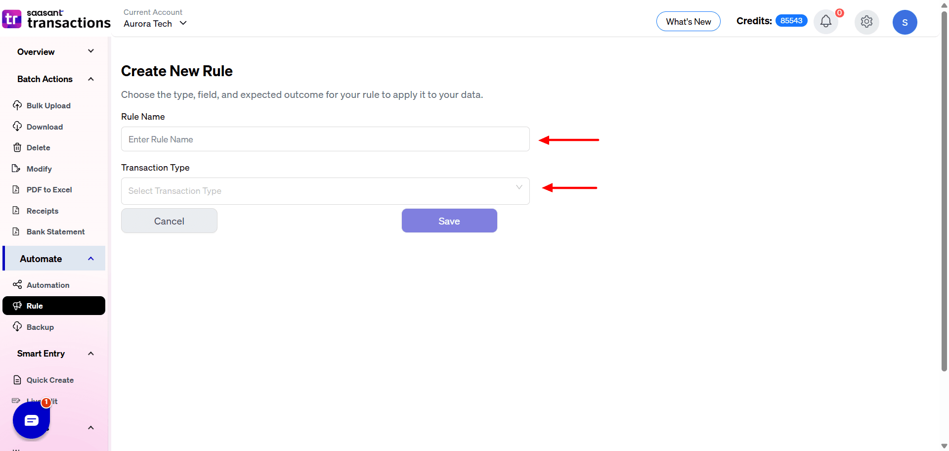 Enter Rule Name - SaasAnt Transactions Online.png