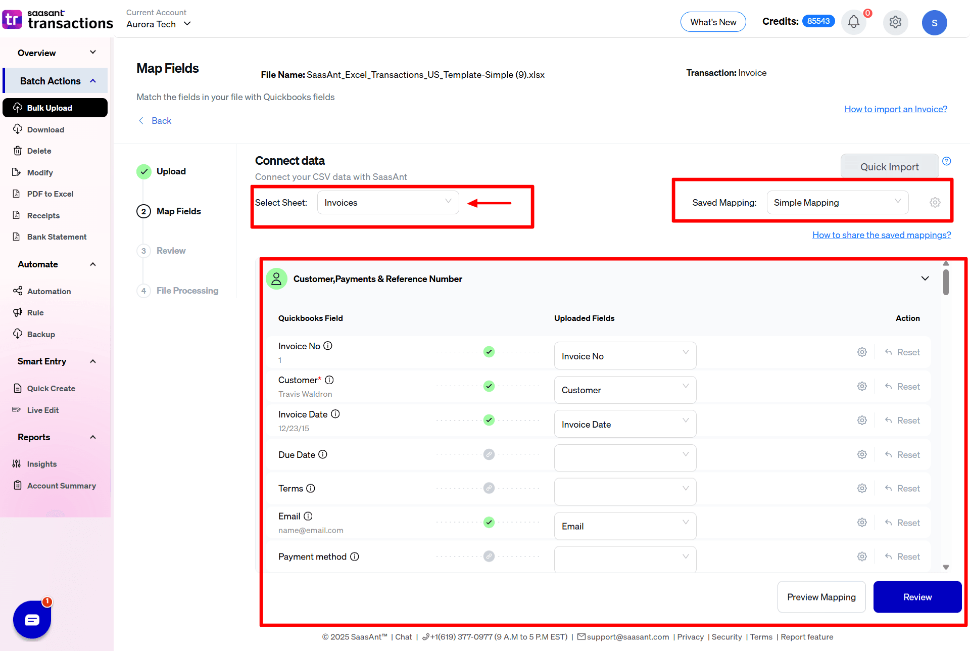 Mapping Invoices - SaasAnt Transactions Online.png