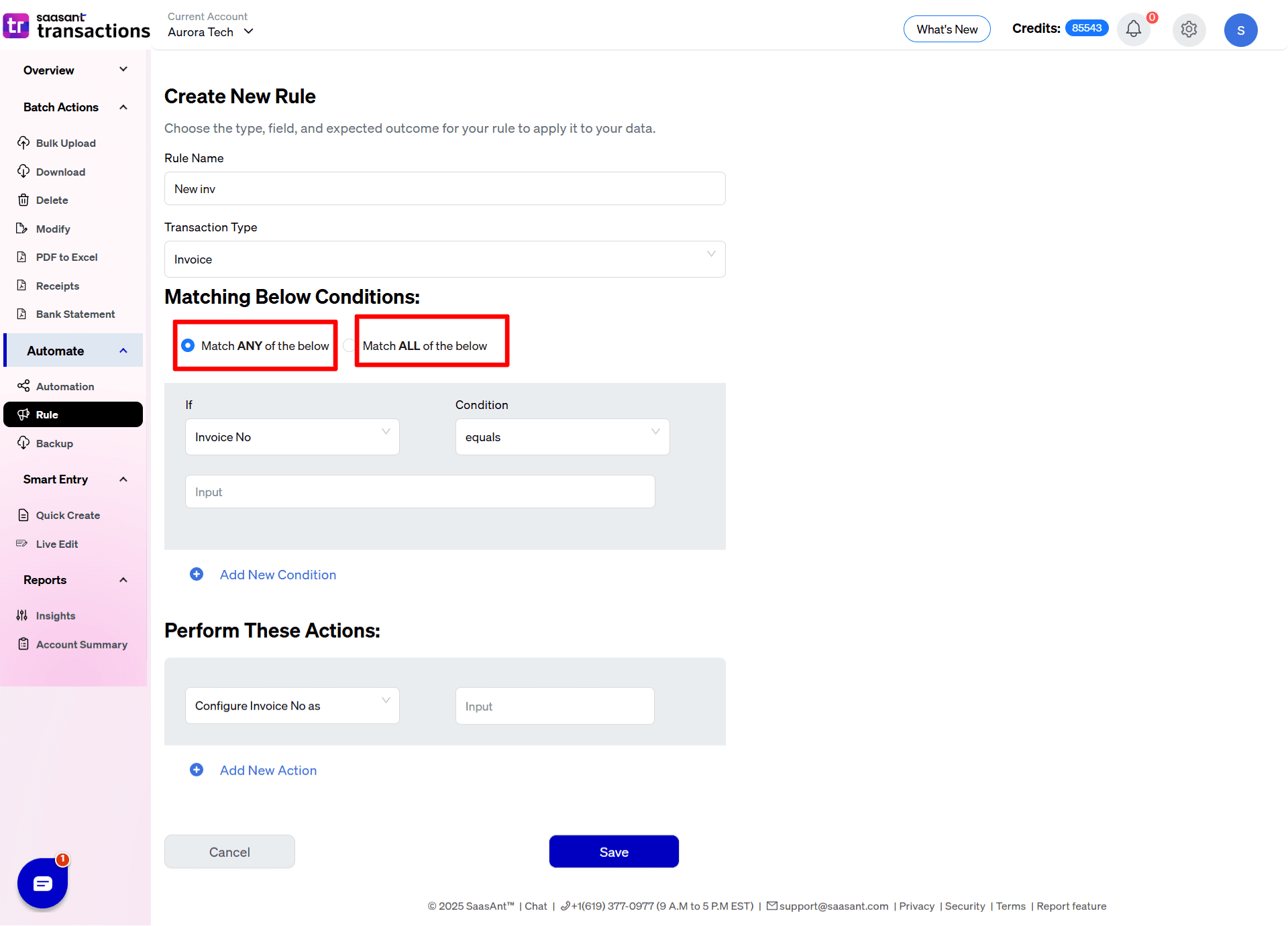 Match Rule - SaasAnt Transactions Online.png