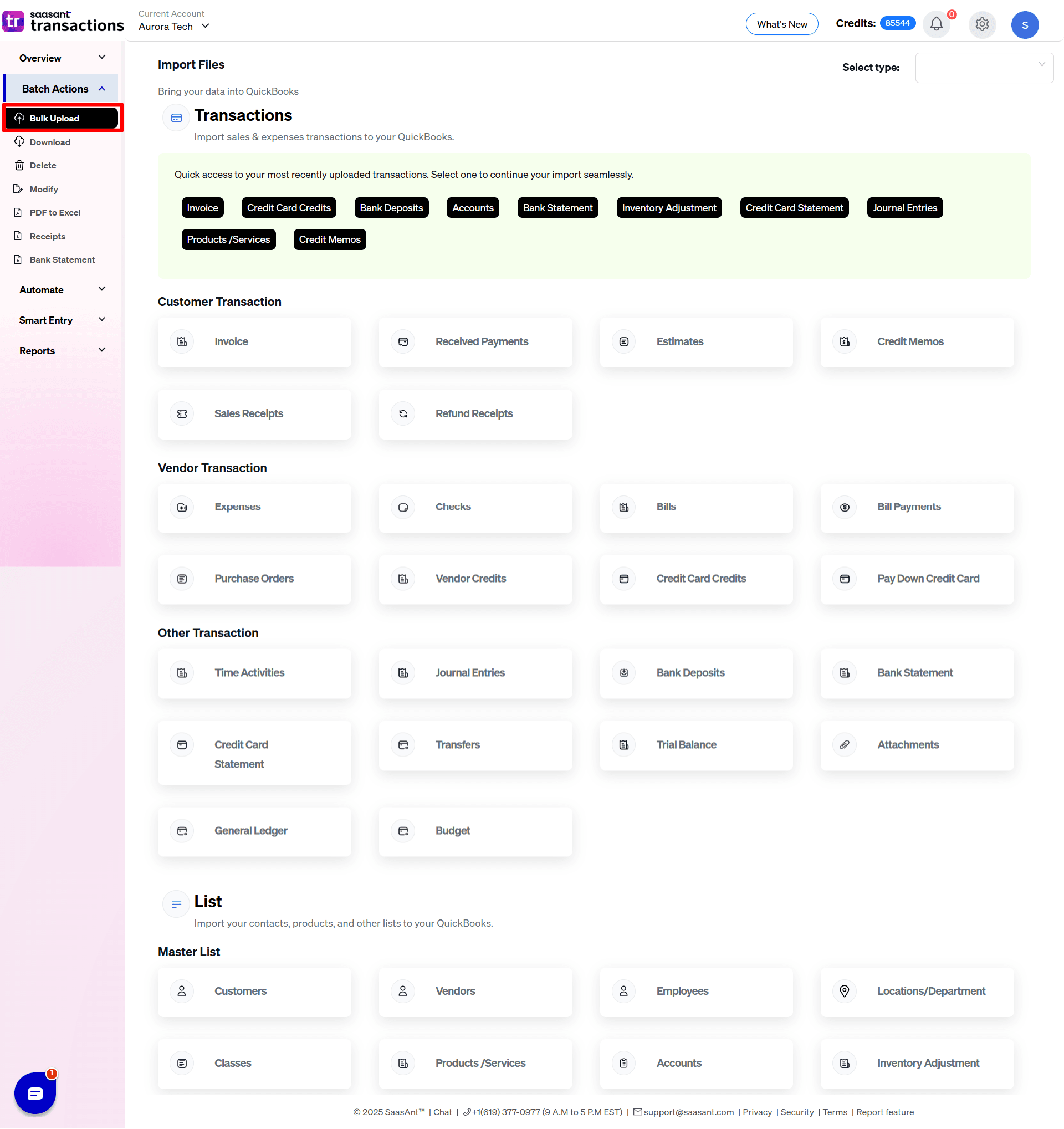 Select Bulk Upload - SaasAnt Transactions Online.png