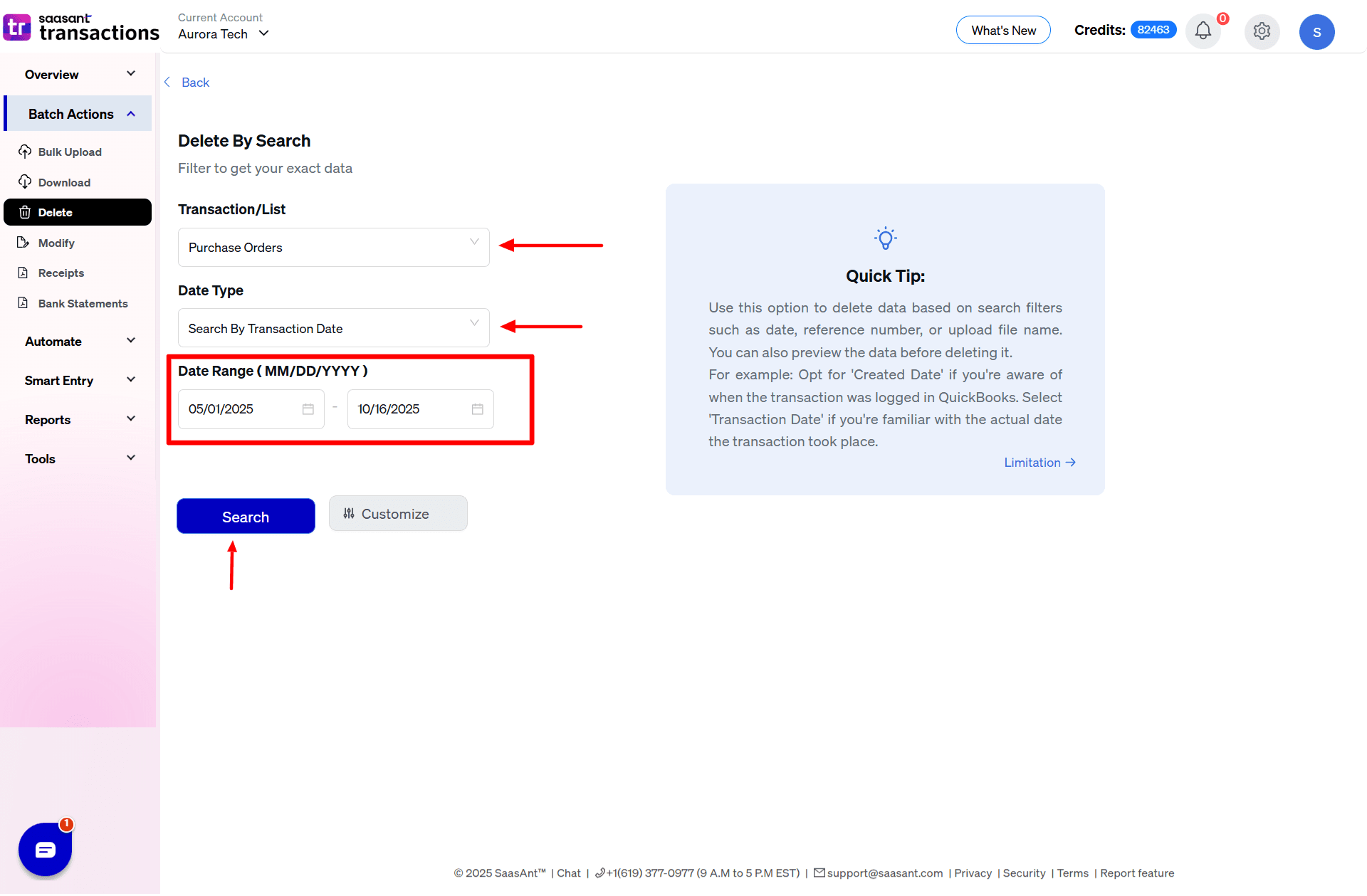 Select Purchase orders Delete - SaasAnt Transactions online.png