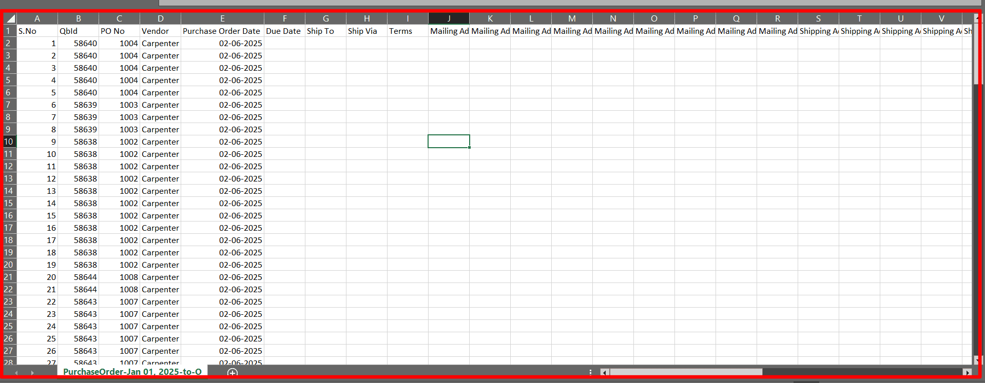 Success Export Purchase order - SaasAnt Transactions.png