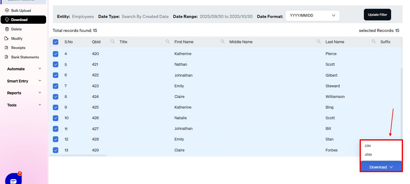 Export Employee Data in Excel or CSv file.png