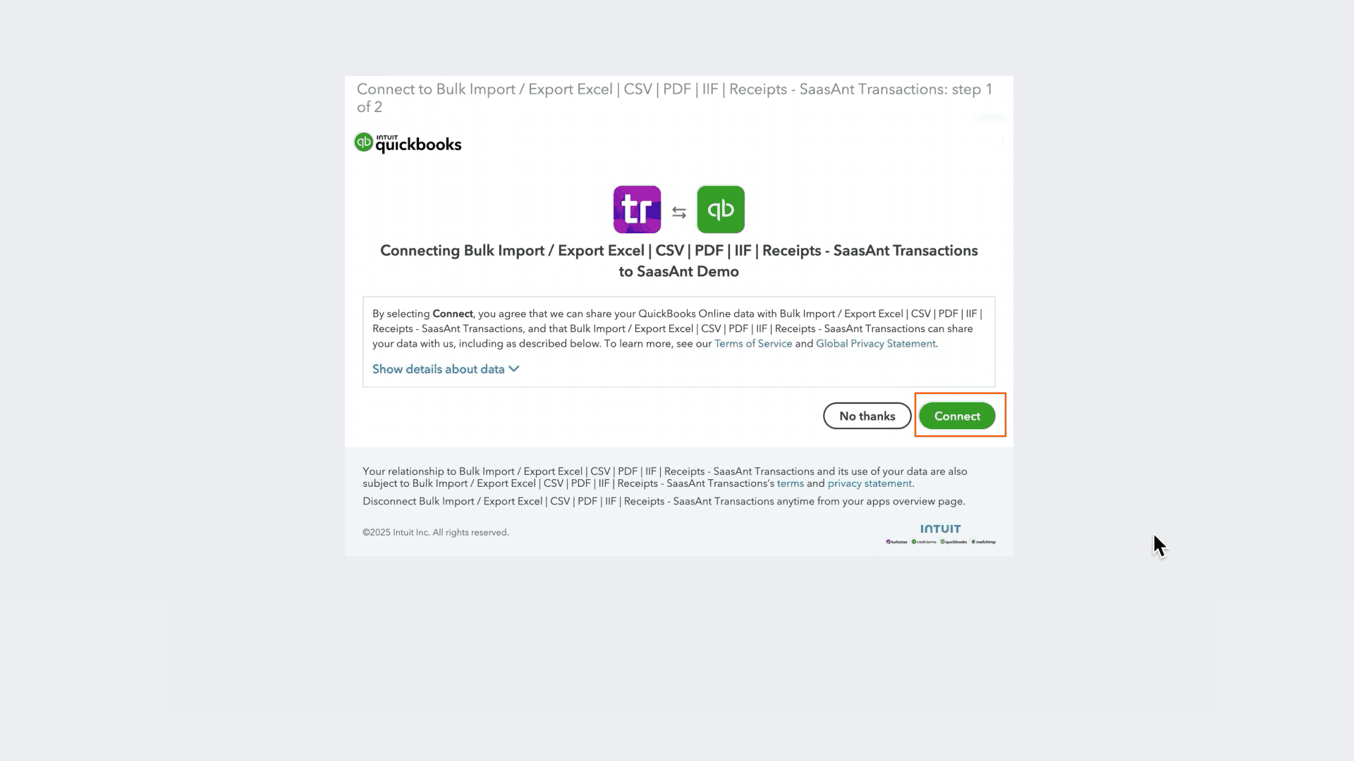 Connect Saasant Transactions with QuickBooks Online Account.png