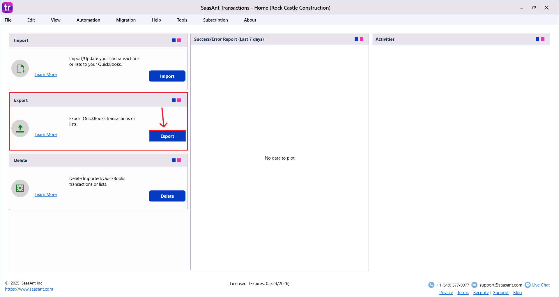 Select Export in SaasAnt Transactions Desktop.png