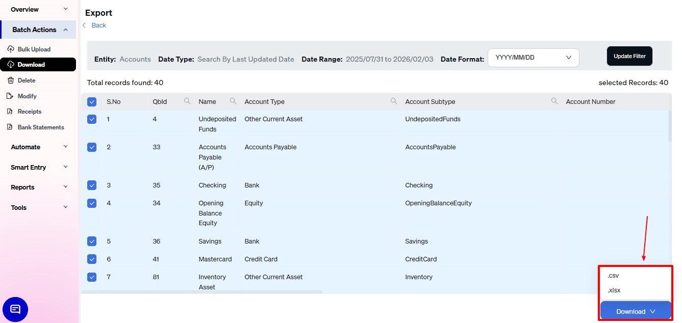 Download Chart of Accounts - SaasAnt Transactions Online.png