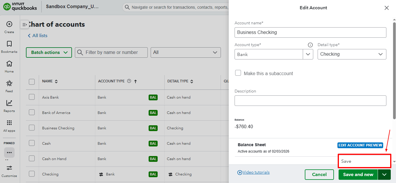 Select Save- Chart of Accounts QuickBooks Online.png