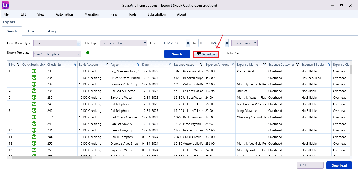 Schedule SaasAnt Transactions Desktop Checks.png