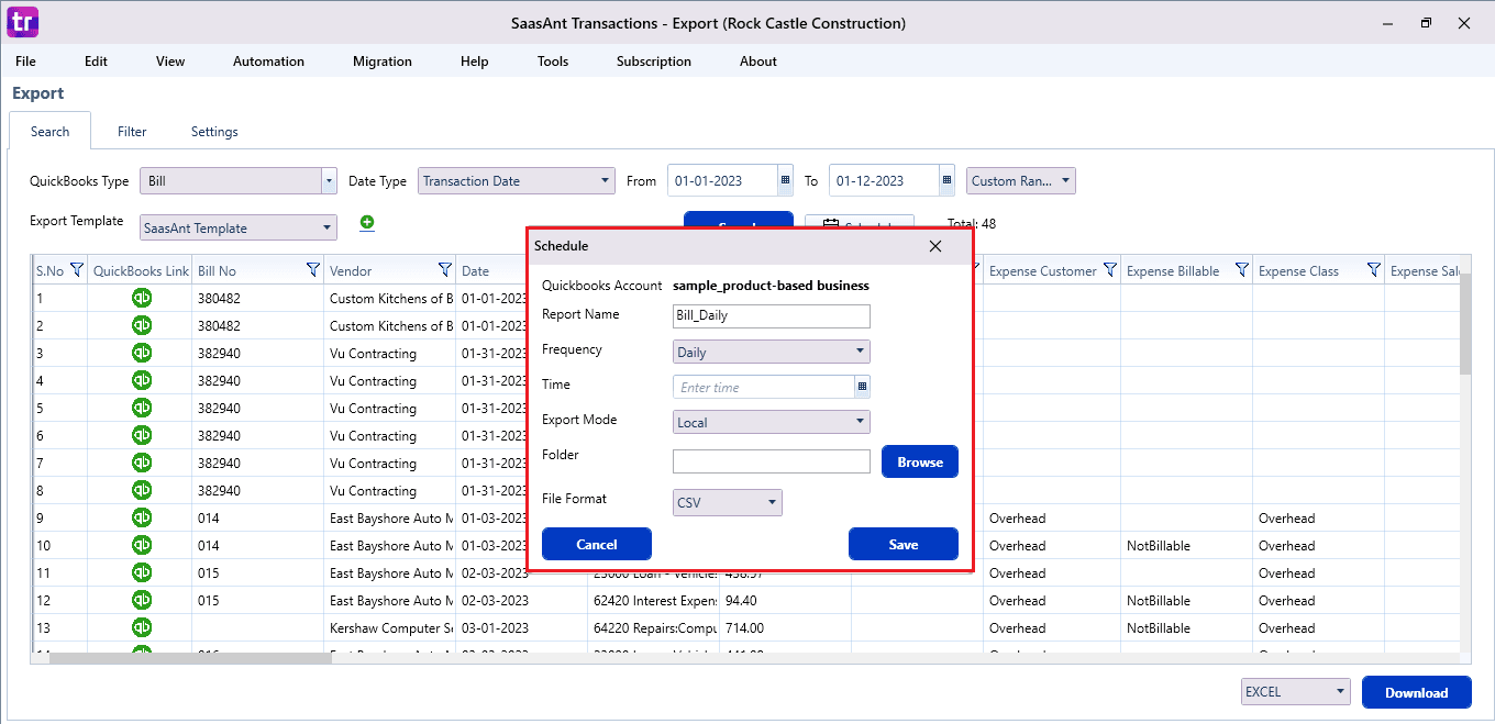 Schedule the Bill for Export Automation.png
