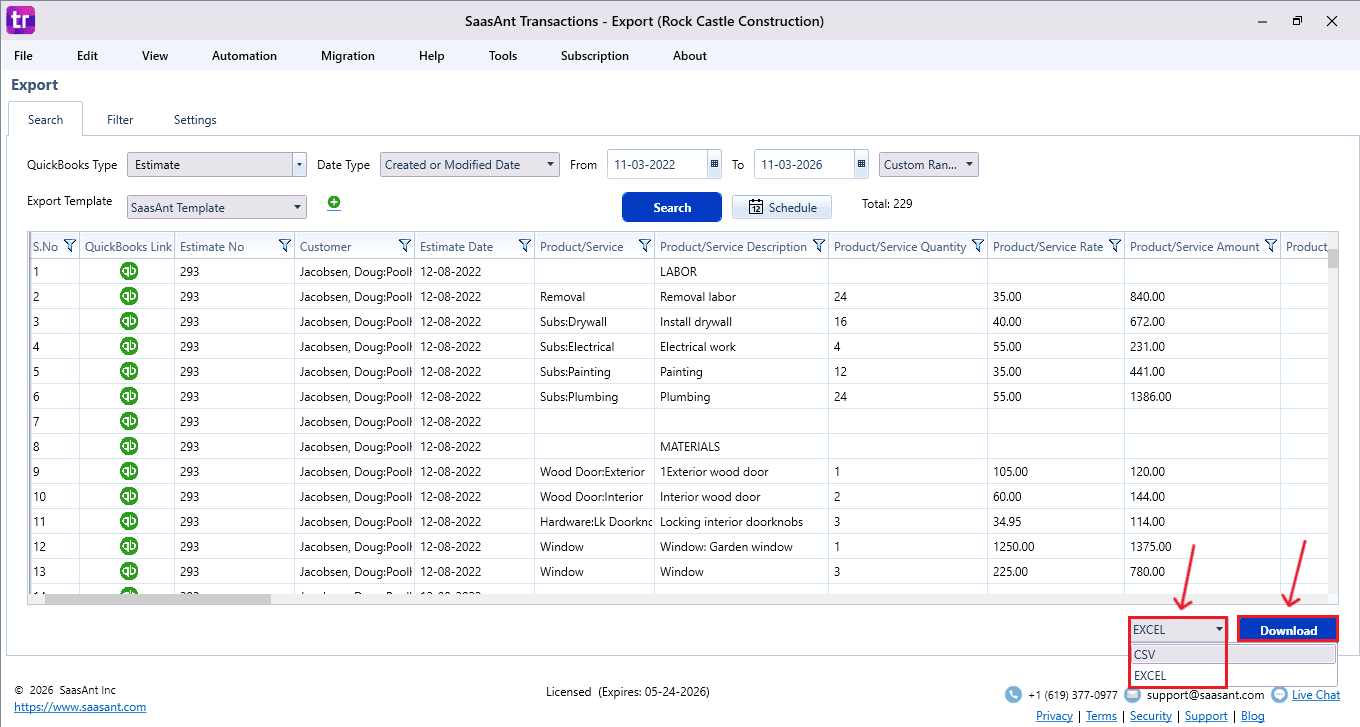 Export Estimates from Excel or csv.PNG