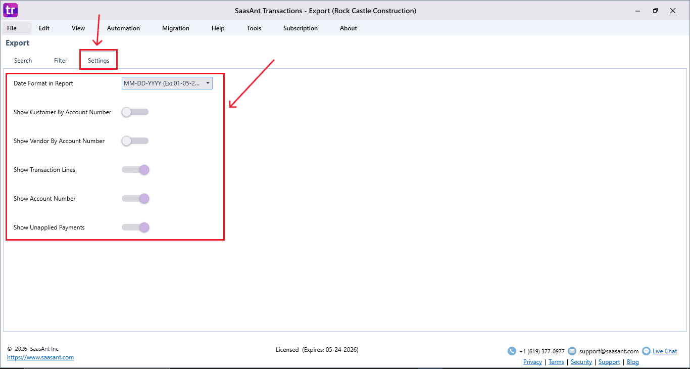 Settings - Statement Charge.PNG