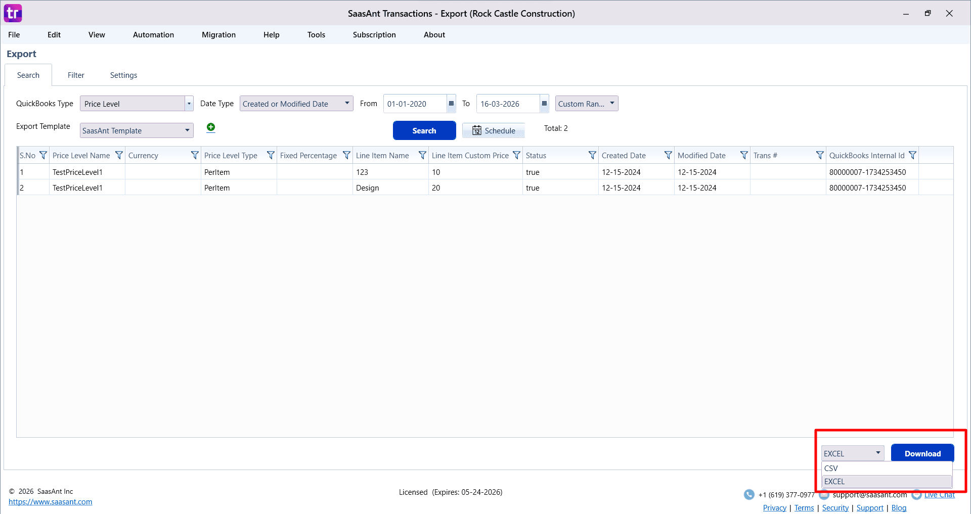 Download Price Level Excel or CSV.png