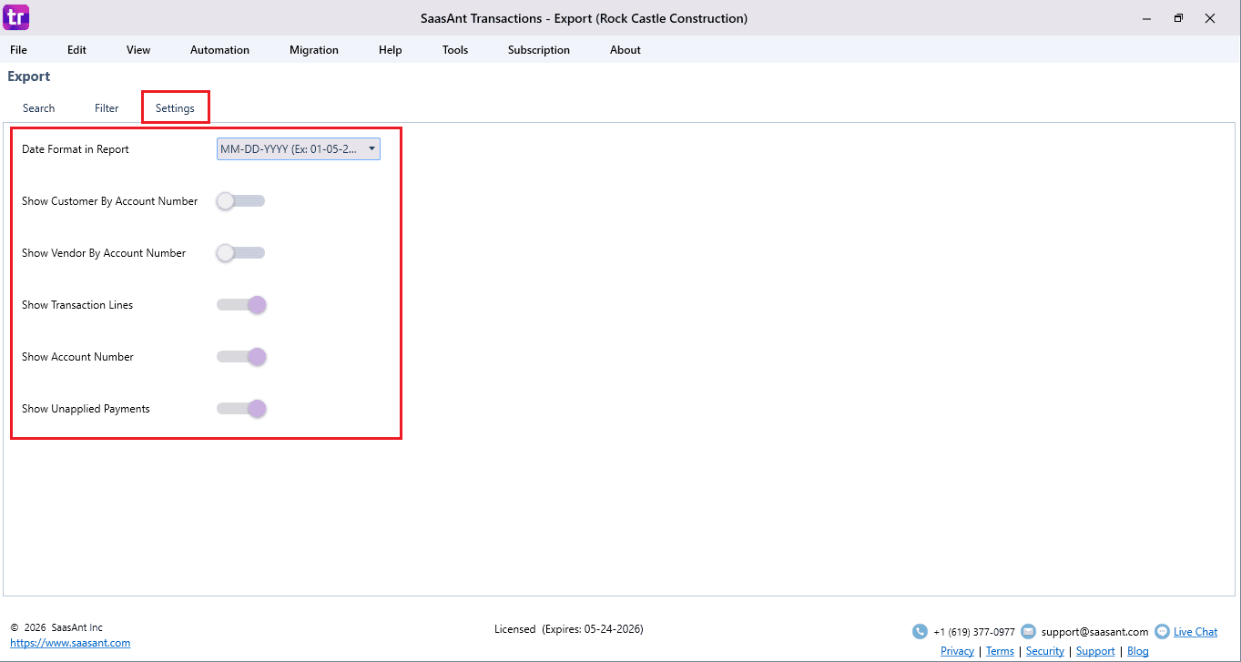 Settings for Bill Payment.PNG