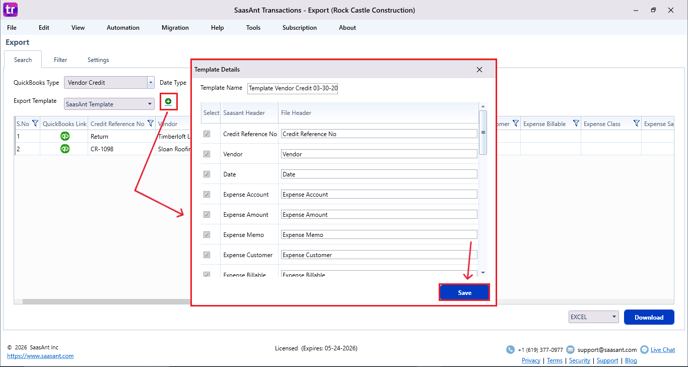 Add Template for Vendor Credit.PNG