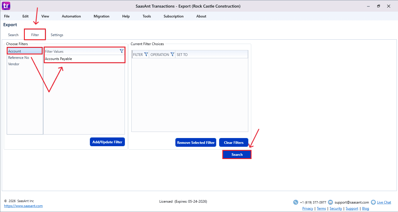 Filter for Vendor Credit.PNG