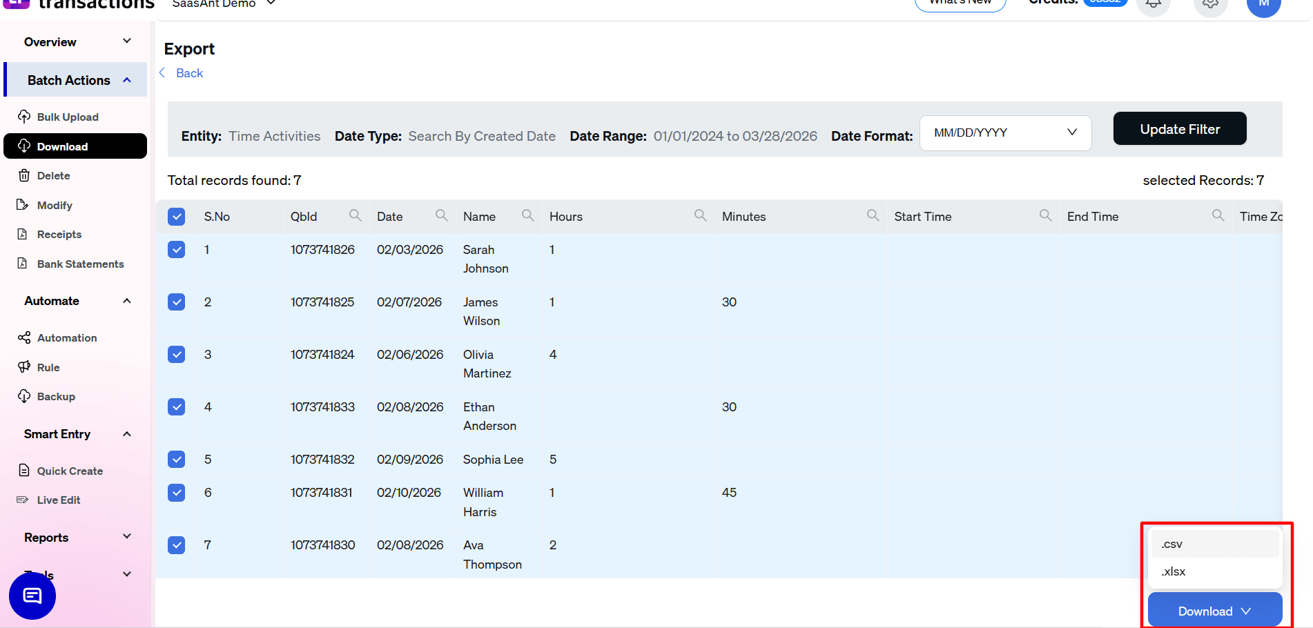 csv download - Edit time activities in QuickBooks.png