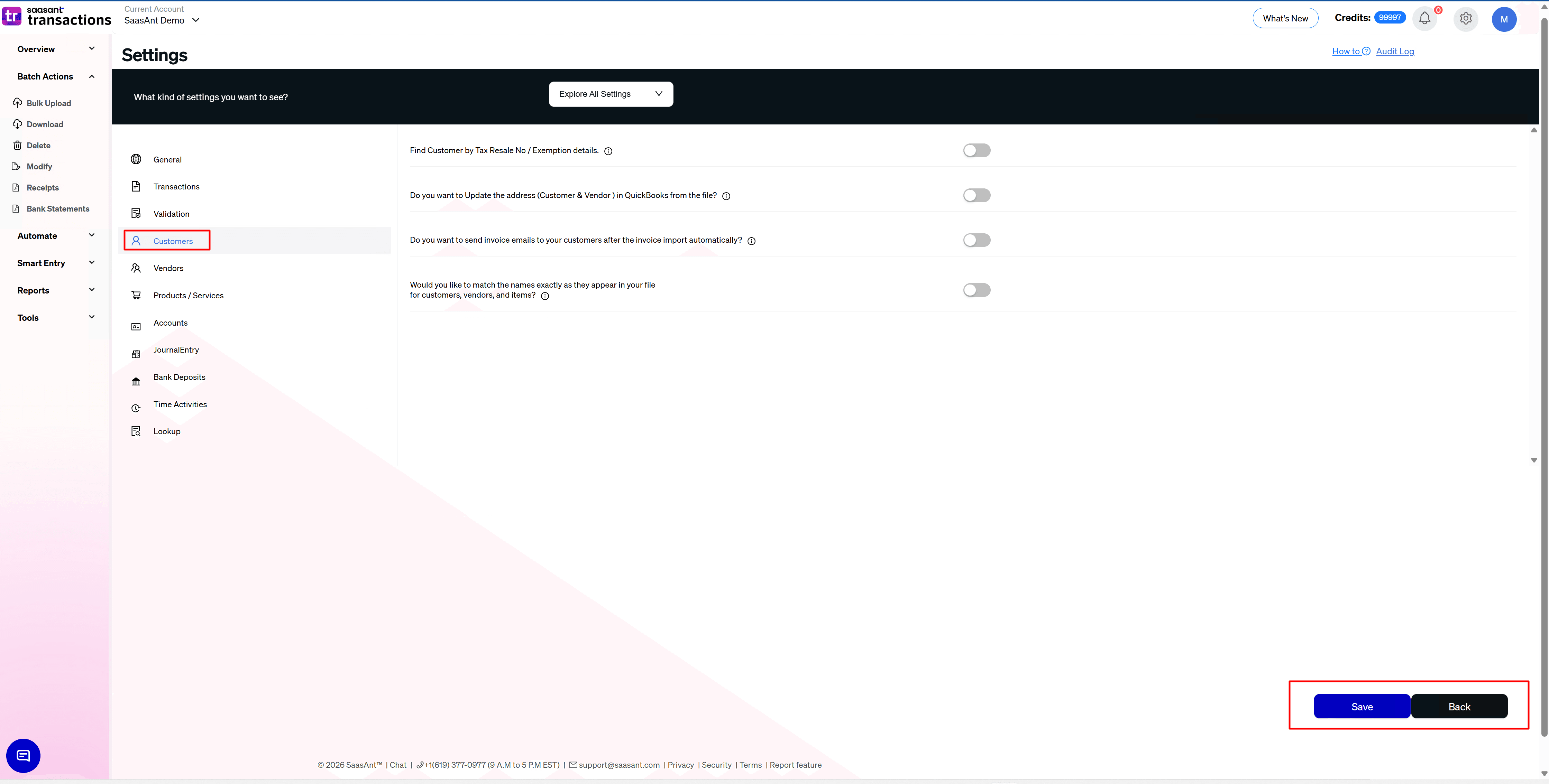 Customer Settings - SaasAnt Transactions Online.png