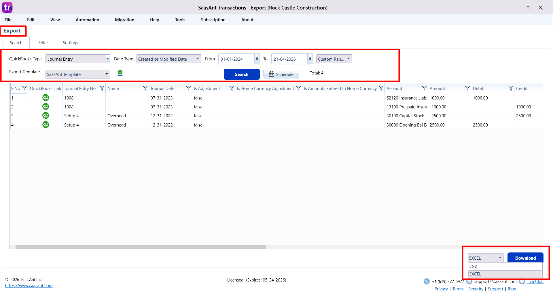 Download Excel or Csv files for Journal Entries in QuickBooks Desktop.png