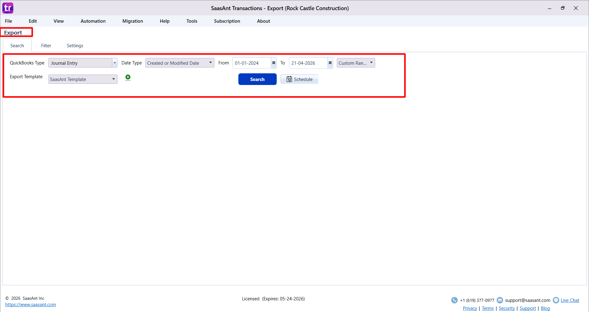 Select Journal Entries in SaasAnt Transactions Desktop.png