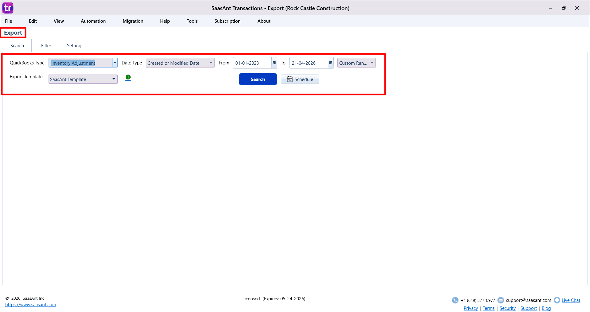 Select Inventory Adjustment - SaasAnt Transactions Desktop.png