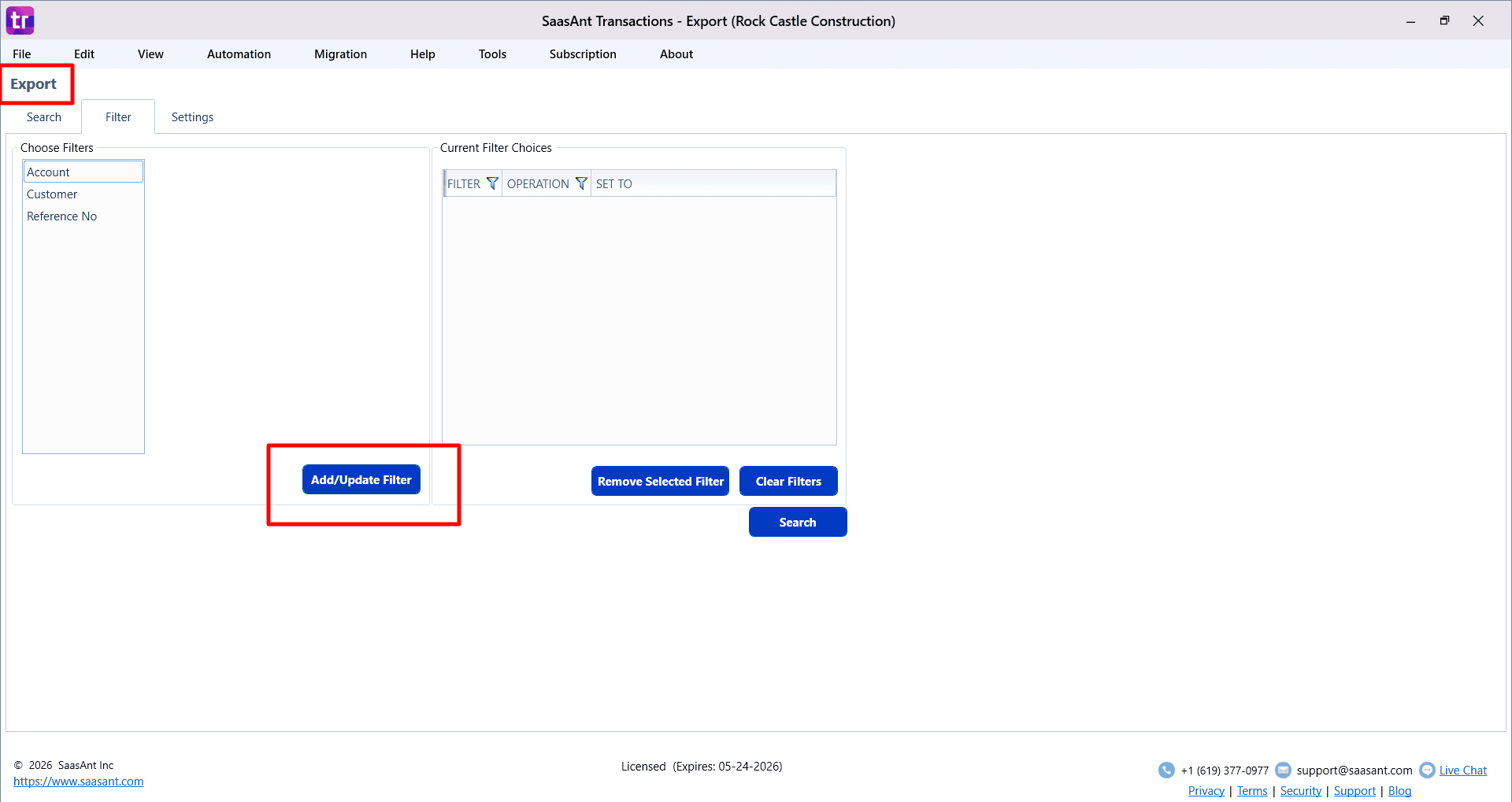 Filter for Payments in SaasAnt Transactions Desktop.png