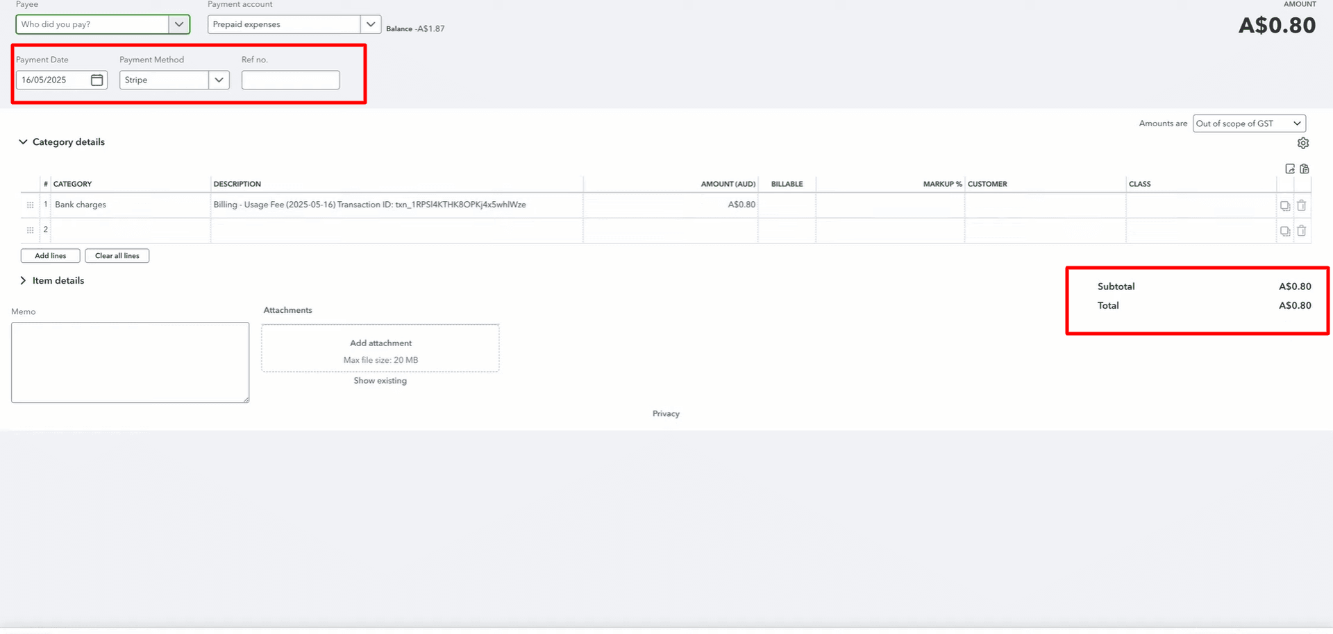 Expense QuickBooks Screenshot.png