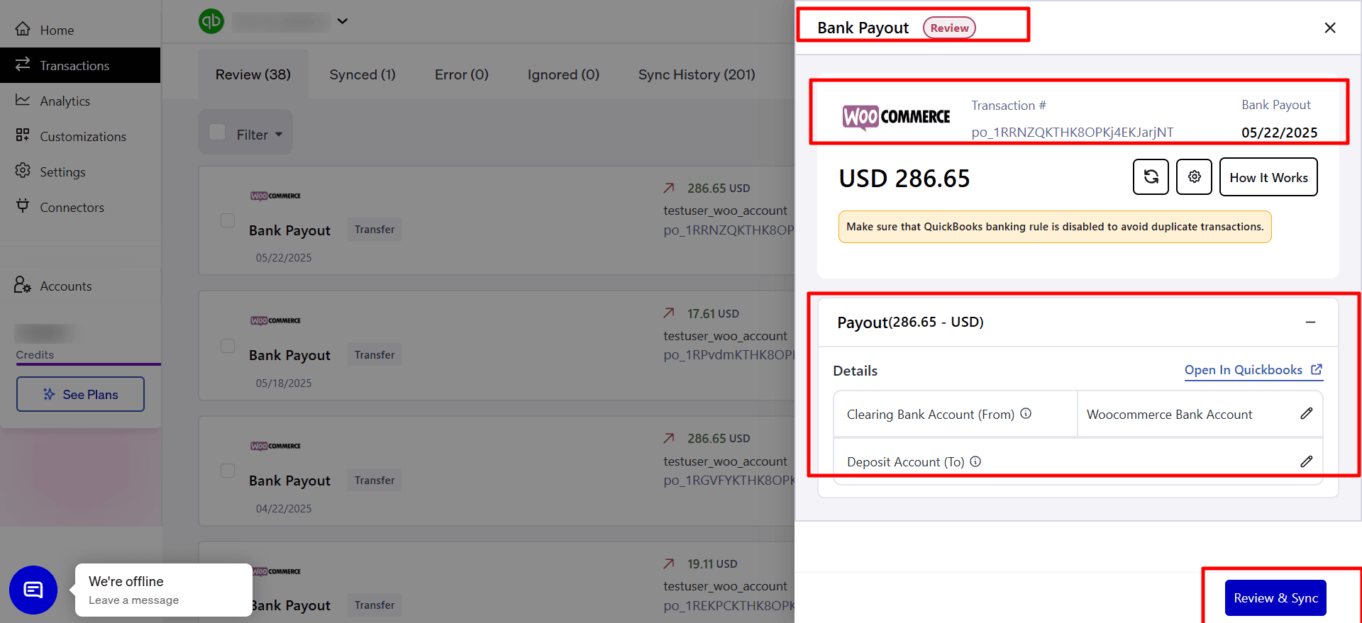 Woocommerce Right Side Review Screen.png