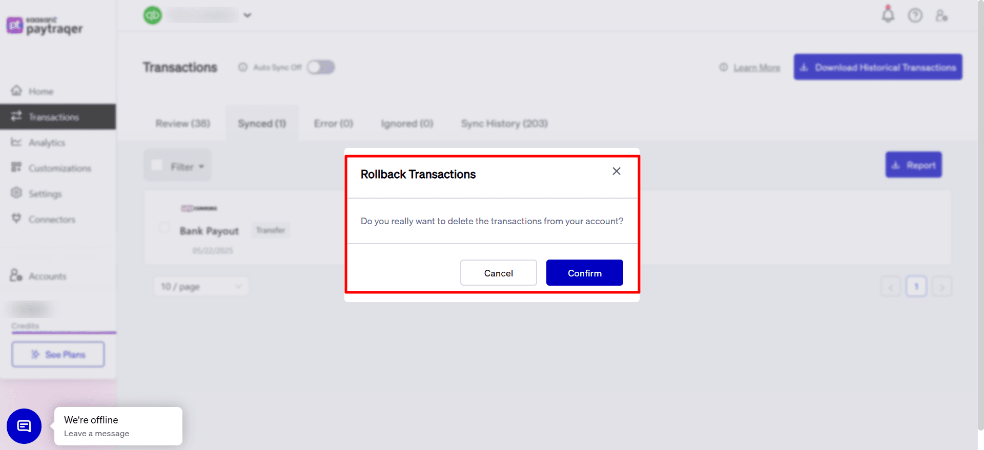 Rollback Confirmation Popup in PayTraQer.png