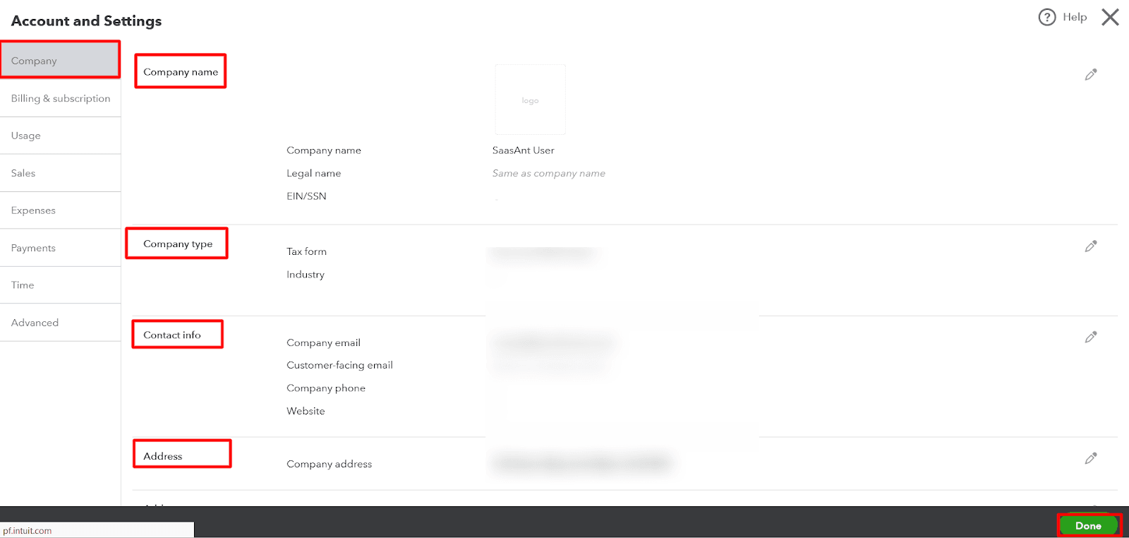 update customer details