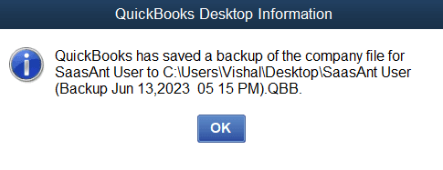 Verify the Backup Completion
