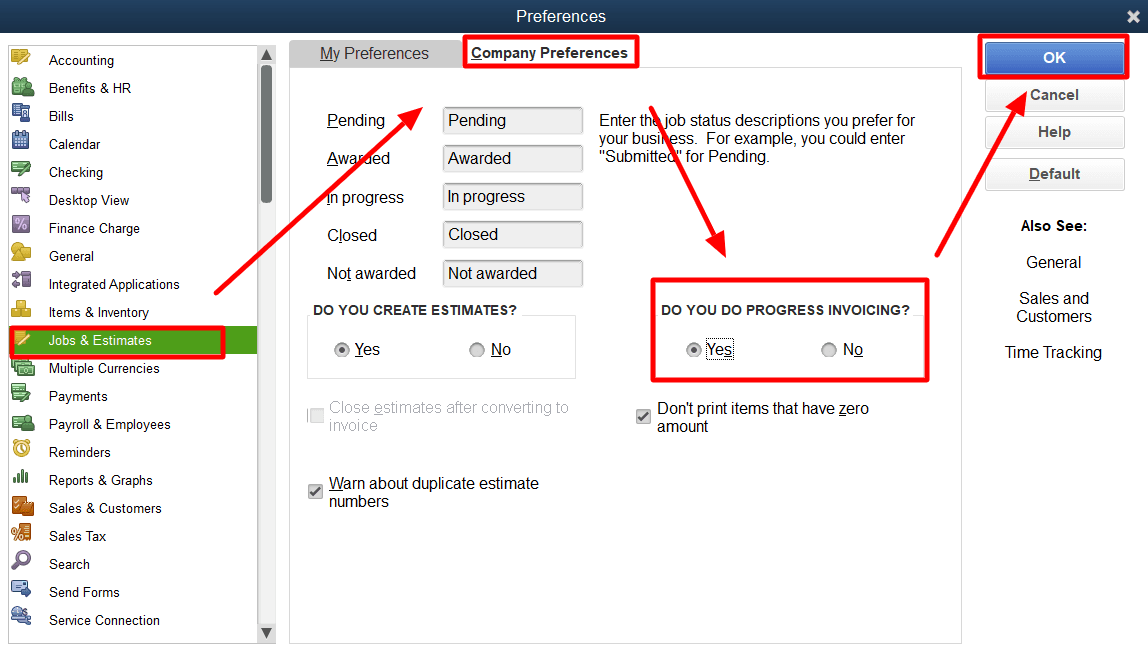 How to set up progress invoicing in quickbooks desktop