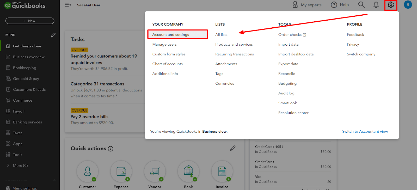 Updating Company Contact Details
