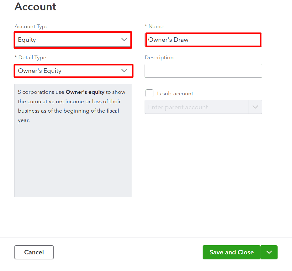 Name the account 'Owner's Draw' or something similar that fits your preference.