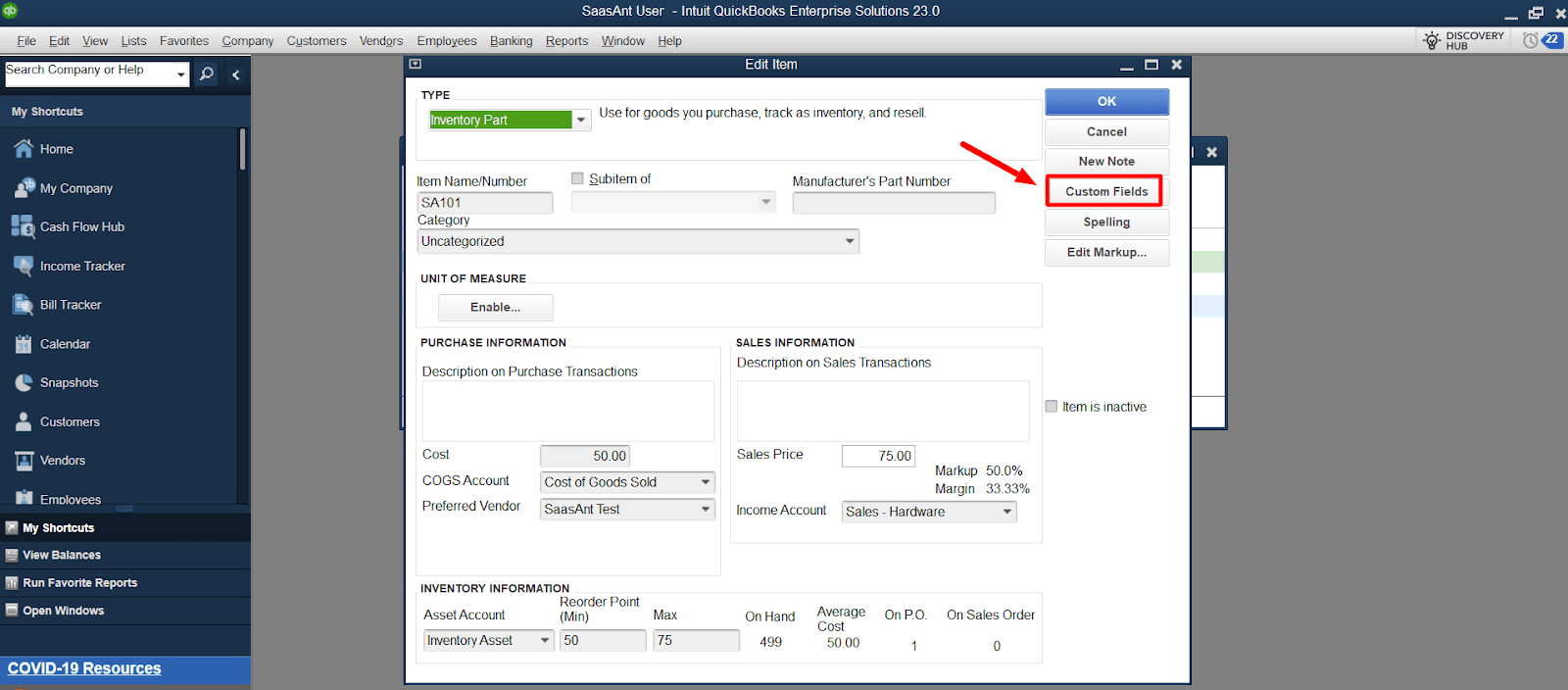 Set Up Custom Fields