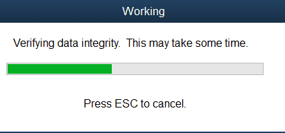 Initiate the Backup Process