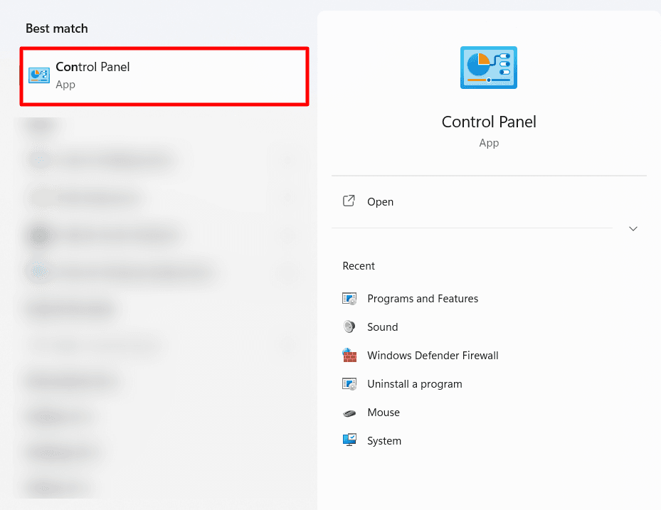 Access Control Panel
