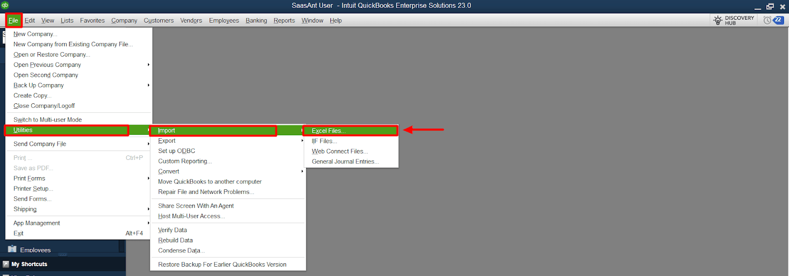 Import the Barcodes from Excel