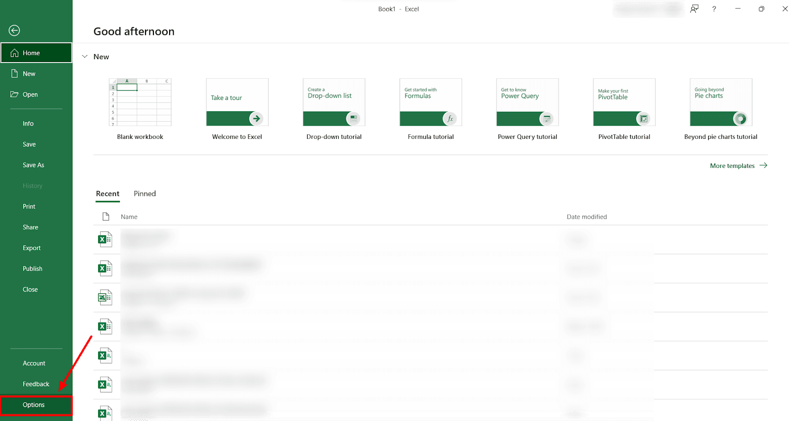 Access Options