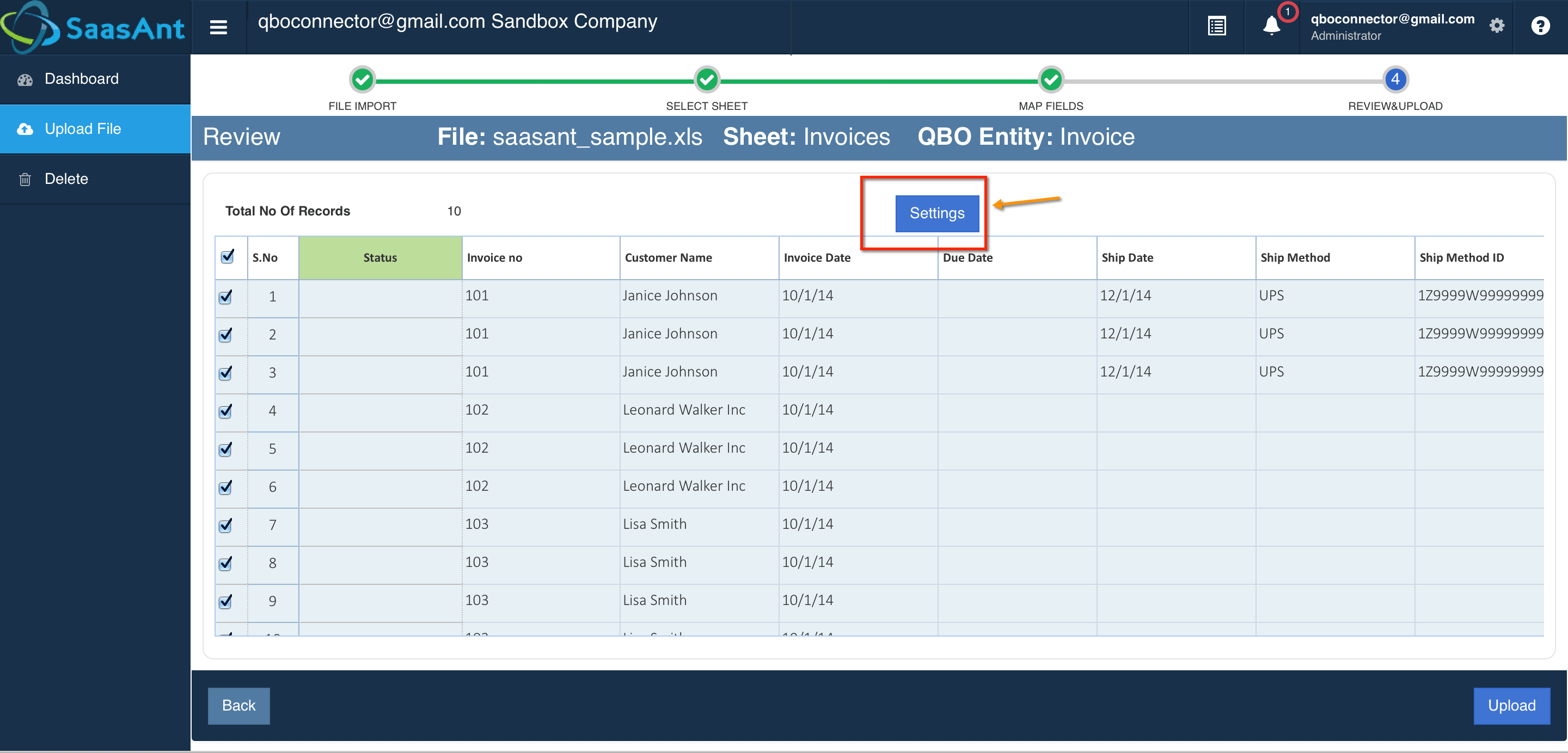 Email Reports for Imports