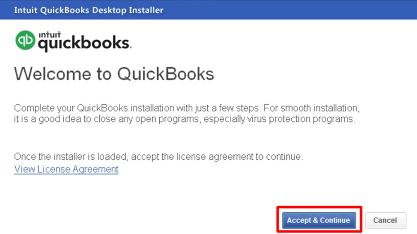 QuickBooks Desktop installer