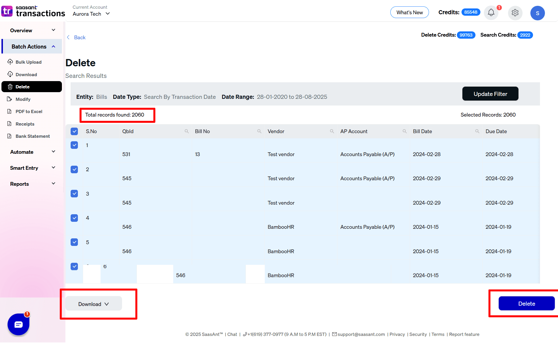 Delete Records - SaasAnt Transactions Online.png