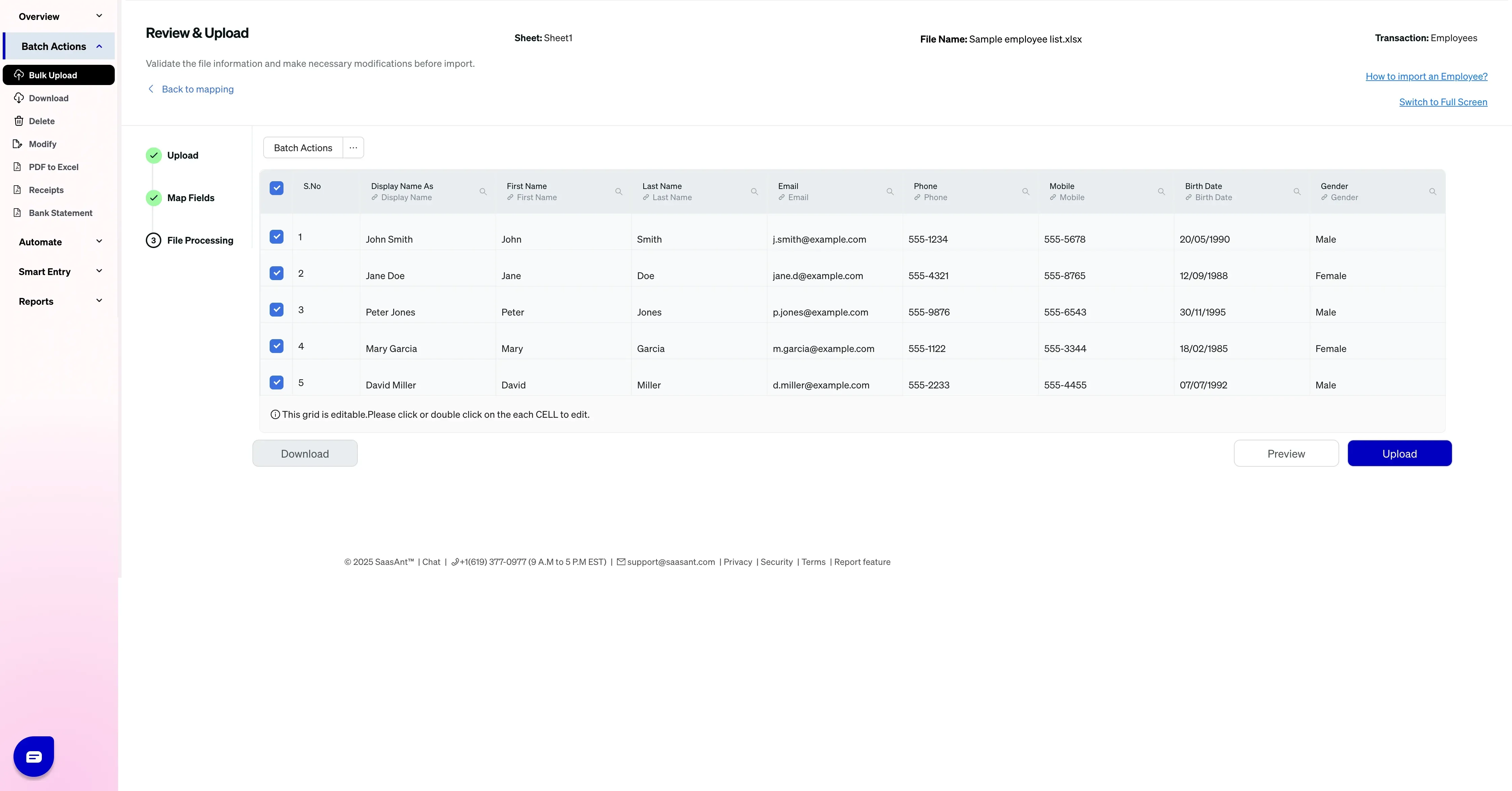 SaasAnt-Transactions-import employee list mapping.webp