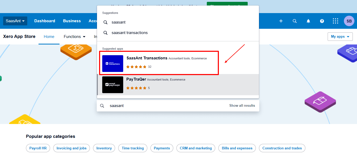 search saasant transactions.png